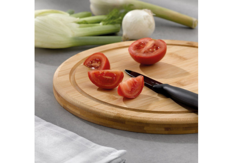 Planche à découper Katana - Ronde 30 cm en bambou durable - KE 120084 - Kela Keuken 2