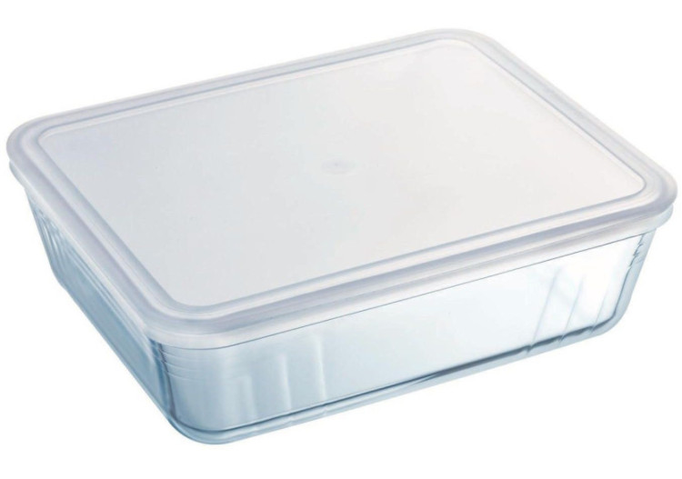 Plat Cook & Freeze Rectangulaire avec Couvercle - 19 x 14 cm en verre - PY 000704 - Pyrex