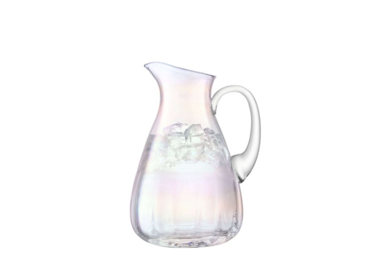 Carafe à Eau Pearl - 2,2 Litres en Verre Soufflé à la Main - LS 551277 - L.S.A.