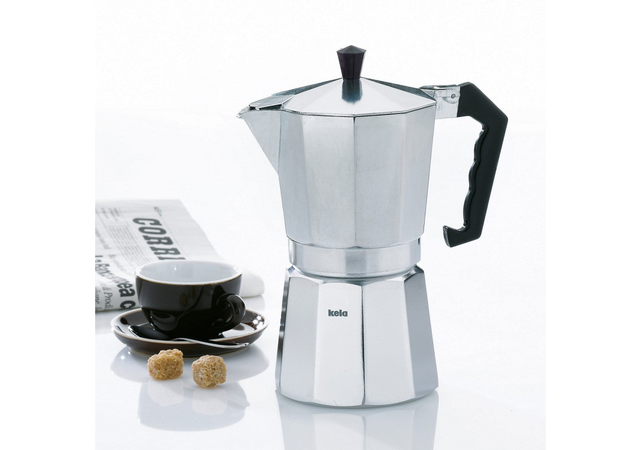 Cafetière Italienne 450 ml - Aluminium Classique - KE 105920 - Kela Keuken