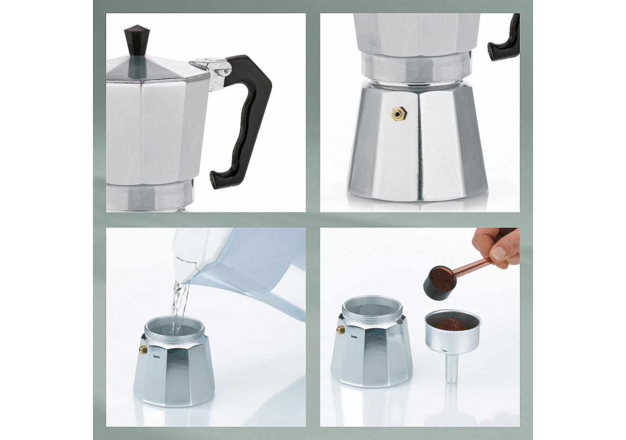 Cafetière Italienne 450 ml - Aluminium Classique - KE 105920 - Kela Keuken