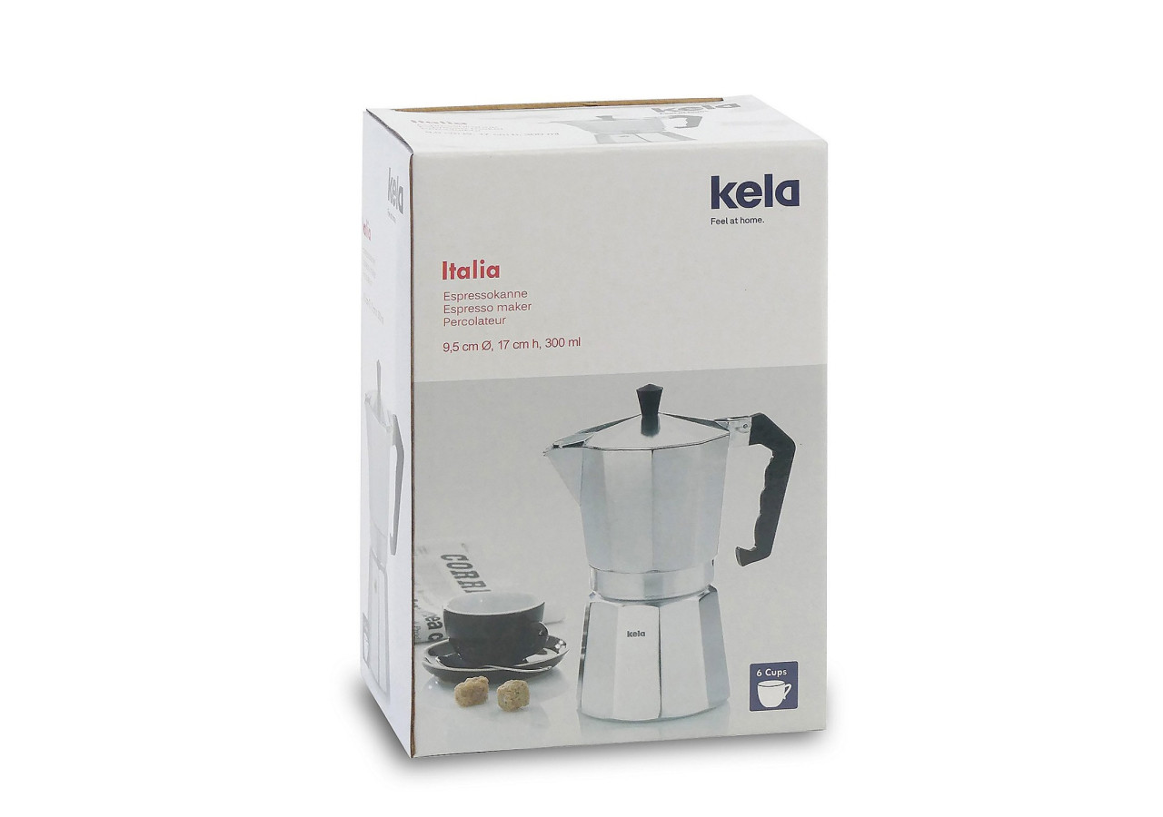 Cafetière Italienne 450 ml - Aluminium Classique - KE 105920 - Kela Keuken