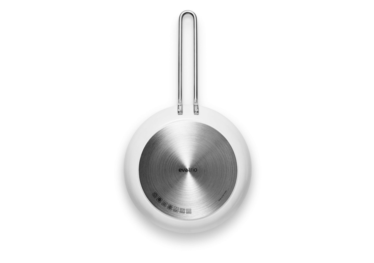 Poêle White Line - 28 cm avec Revêtement Antadhésif - ET 037822 - Eva Trio