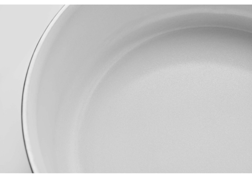 Poêle White Line - 28 cm avec Revêtement Antadhésif - ET 037822 - Eva Trio