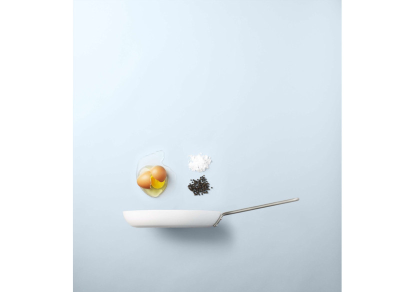 Poêle White Line - 28 cm avec Revêtement Antadhésif - ET 037822 - Eva Trio