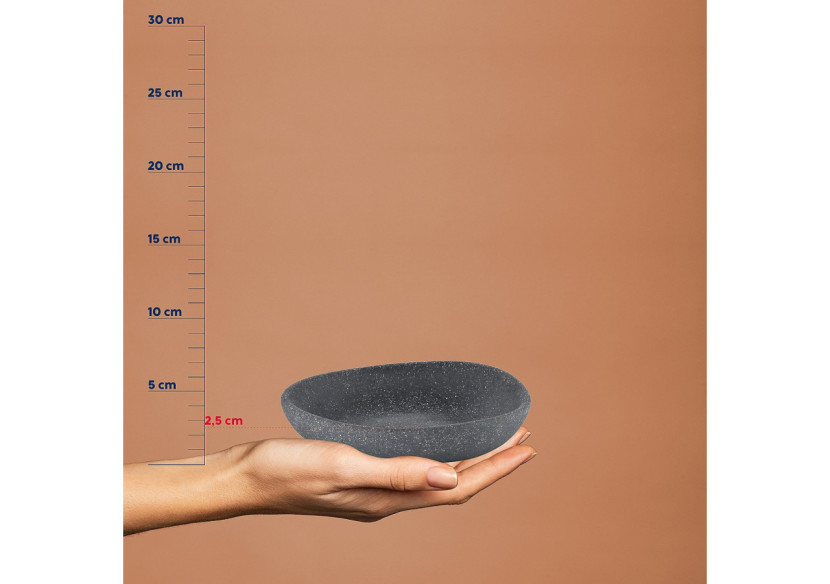 Porte-Savon Roda - Design Pierre Grise - KE 236747 - Kela Badkamer Porte-Savon Roda - Design Pierre Grise - KE 236747 - Kela Badkamer