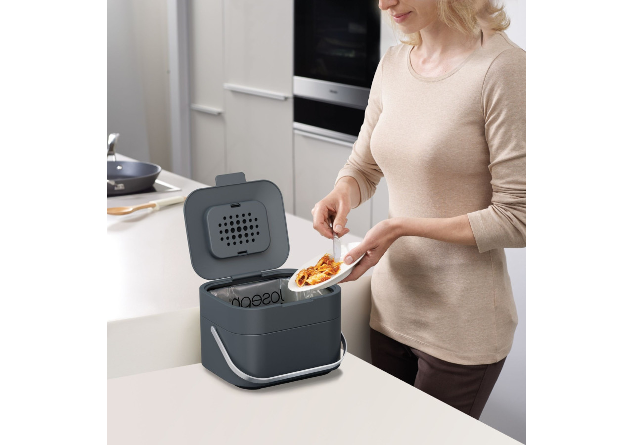 Poubelle de cuisine Stack - 4 litres - JJ 300161 - Joseph Joseph