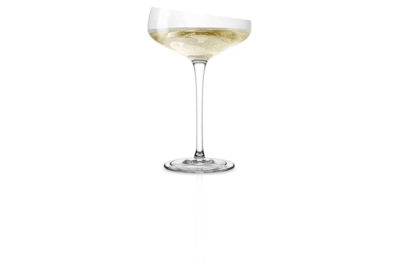 Verre à Champagne GLAS - 200 ml, soufflé à la bouche avec bord incliné - ES 187404 - Eva Solo