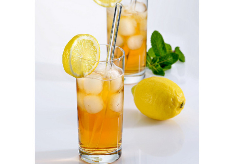 Set de 8 Pailles en Verre GRACE - 23 cm avec brosse de nettoyage - KE 125386 - Kela Keuken 2