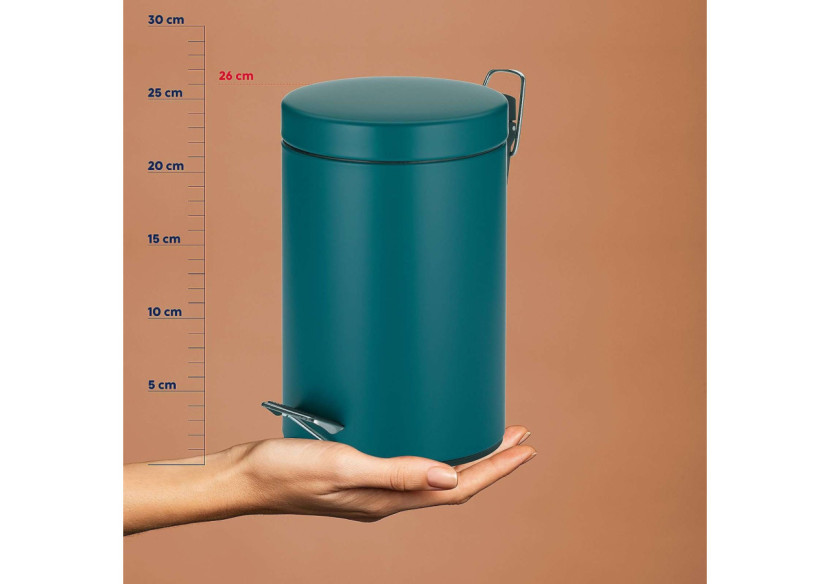 Poubelle Monaco avec Pédale - 3 litres, design chic - KE 205286 - Kela Badkamer Poubelle Monaco avec Pédale - 3 litres, design chic - KE 205286 - Kela Badkamer