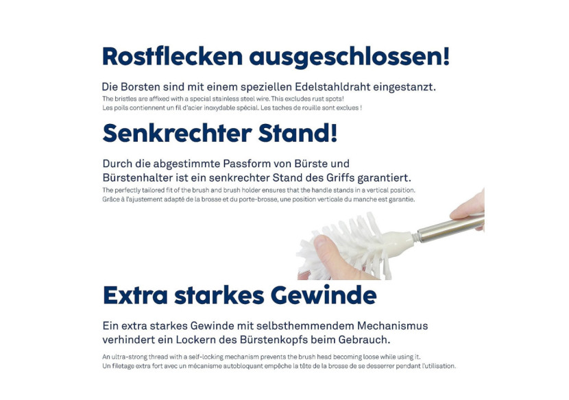 Brosse de Toilette Remplaçable - Design Élégant en Acier Inoxydable - KE 201462 - Kela Badkamer Brosse de Toilette Remplaçable - Design Élégant en Acier Inoxydable - KE 201462 - Kela Badkamer