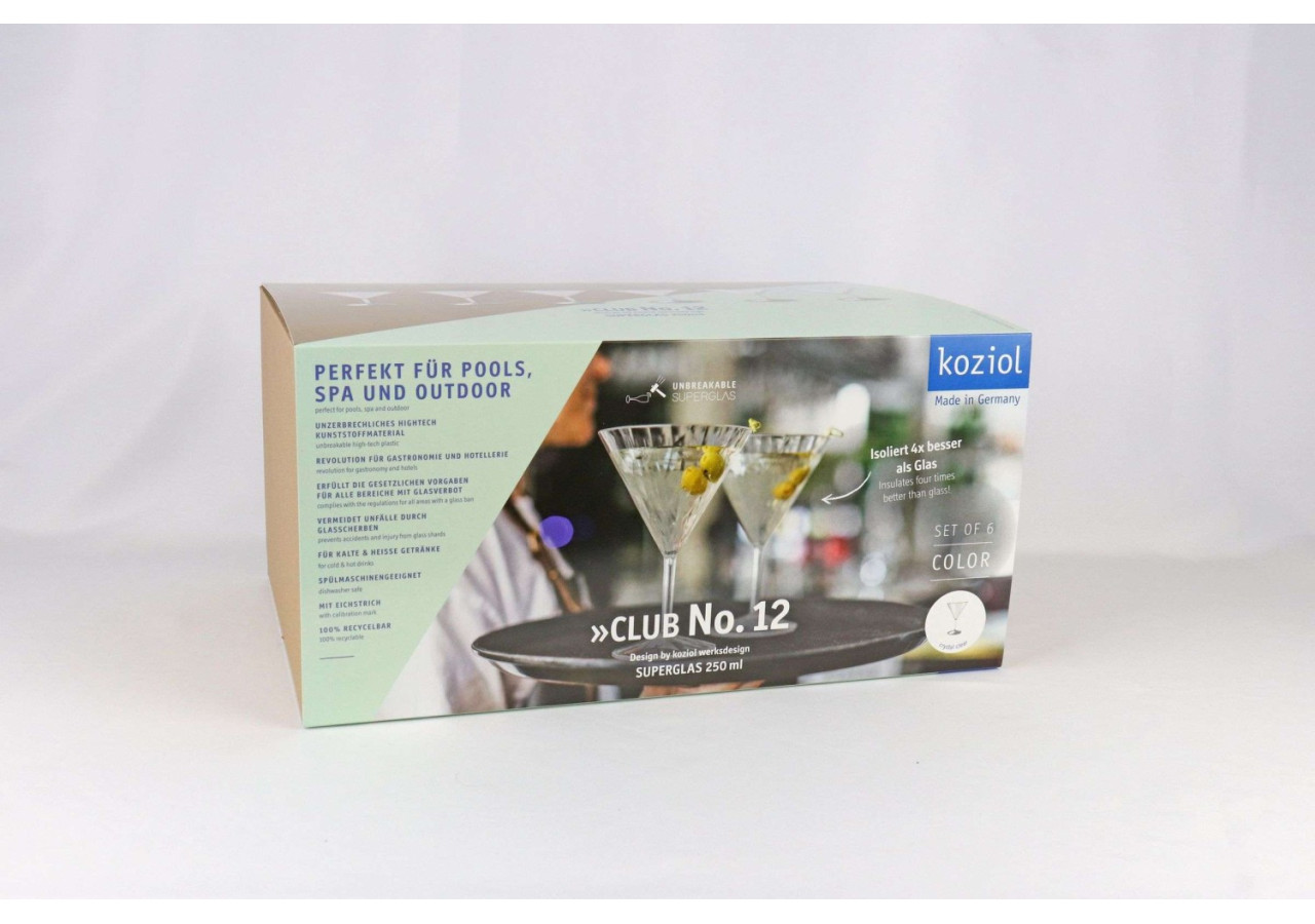 Verre à Martini 250 ml - Élégance et Durabilité - KZ 508916 - Koziol