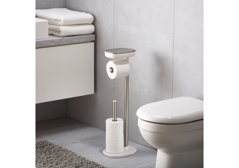 Support de Rouleau de Toilette avec Rangement - Esthétique et Pratique - JJ 705188 - Joseph Joseph Support de Rouleau de Toilette avec Rangement - Esthétique et Pratique - JJ 705188 - Joseph Joseph