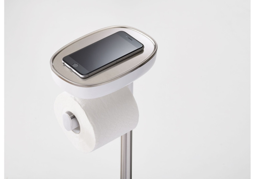 Support de Rouleau de Toilette avec Rangement - Esthétique et Pratique - JJ 705188 - Joseph Joseph Support de Rouleau de Toilette avec Rangement - Esthétique et Pratique - JJ 705188 - Joseph Joseph