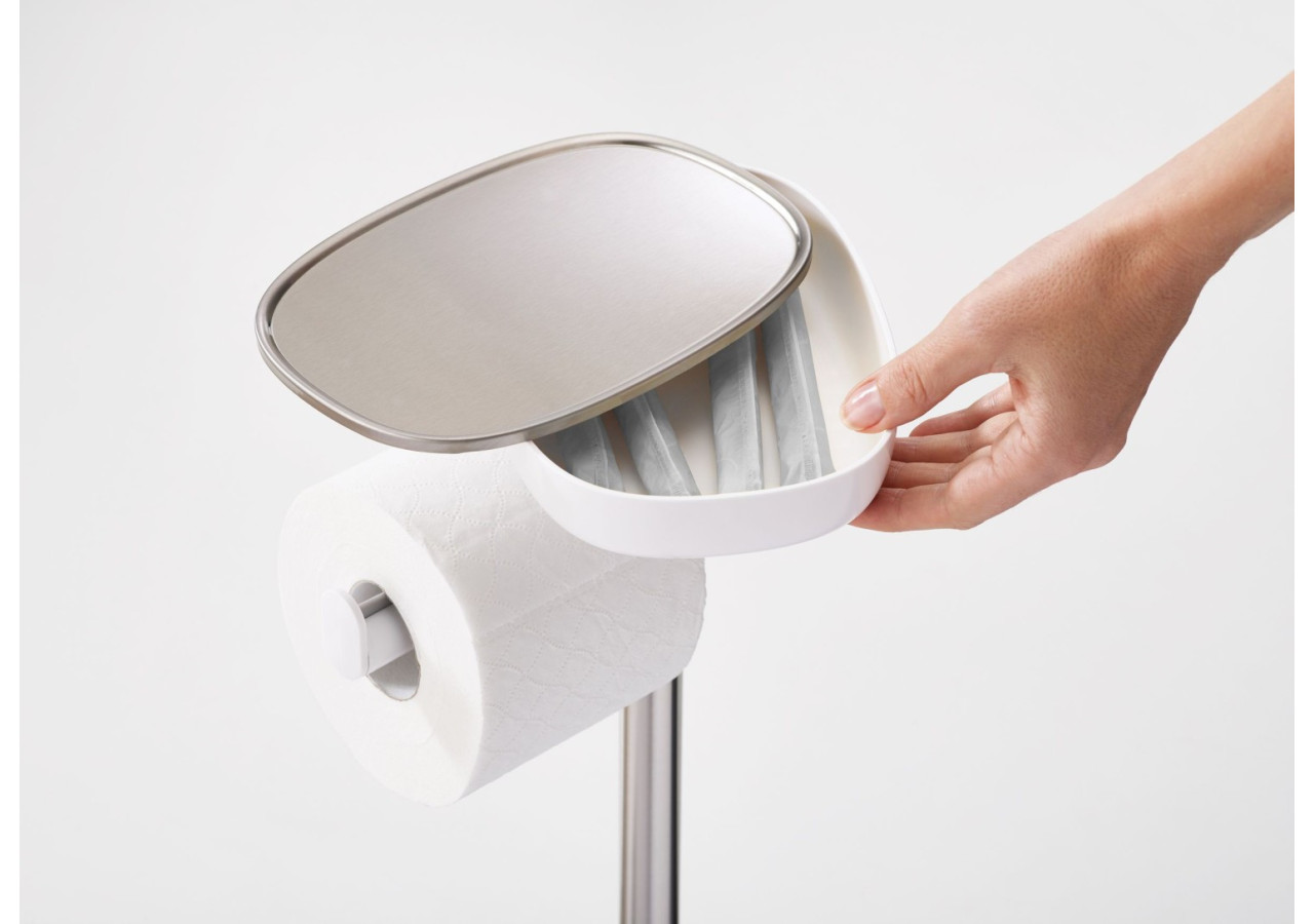 Support de Rouleau de Toilette avec Rangement - Esthétique et Pratique - JJ 705188 - Joseph Joseph