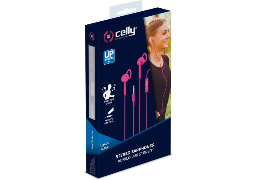 Écouteurs Stereo Sport UP400 - Confort et Performance - CE 738107 - Celly Écouteurs Stereo Sport UP400 - Confort et Performance - CE 738107 - Celly