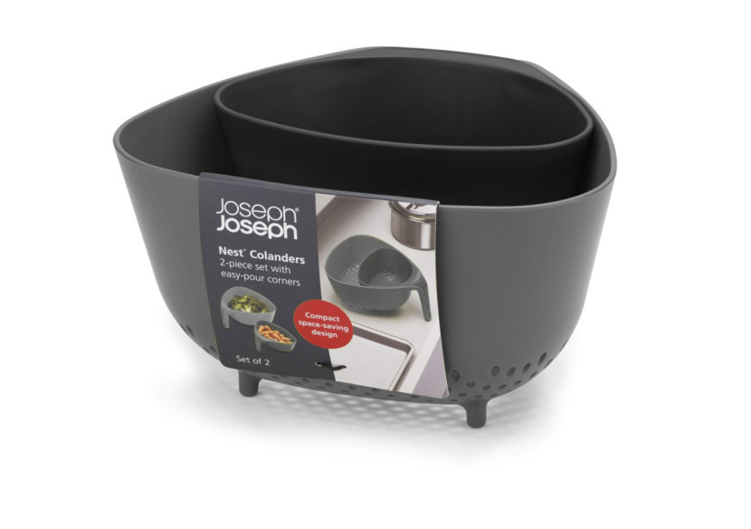 Ensemble de Passoires Triangulaires - 2 pièces, en plastique - JJ 400946 - Joseph Joseph