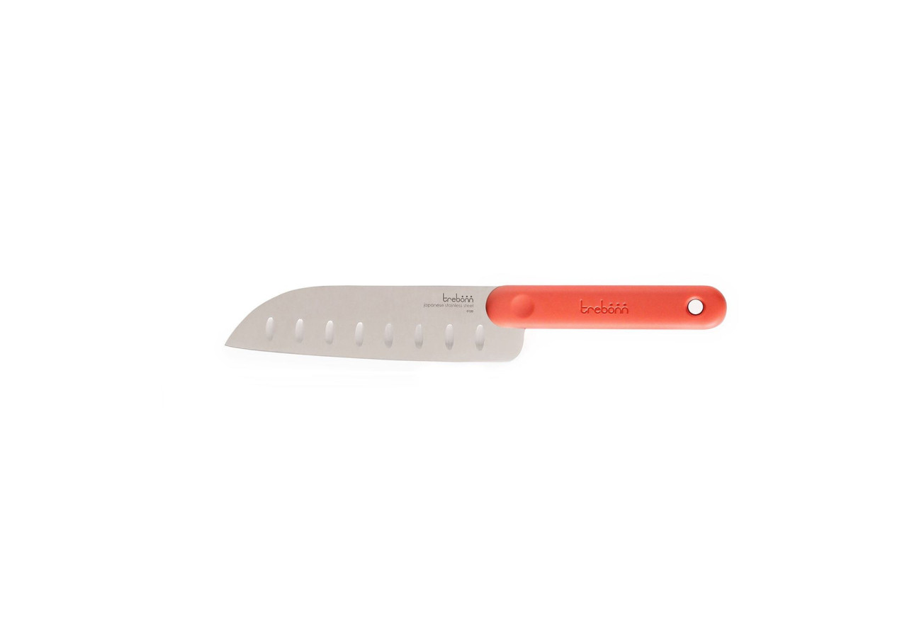 Couteau Santoku - Acier inoxydable japonais avec poignée anti-glisse - TB 330193 - Trebonn