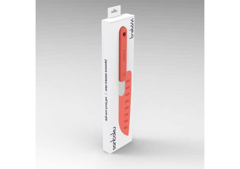 Couteau Santoku - Acier inoxydable japonais avec poignée anti-glisse - TB 330193 - Trebonn Couteau Santoku - Acier inoxydable japonais avec poignée anti-glisse - TB 330193 - Trebonn