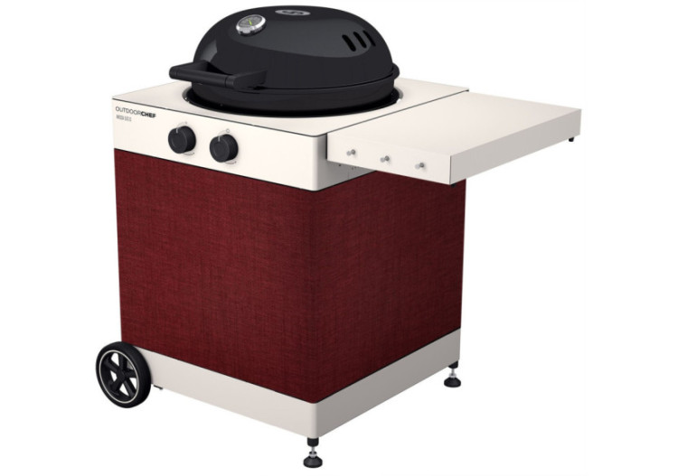 Housse de BBQ Arosa 570 G - Rouge, textile résistant aux intempéries - OC 021856 - Outdoor Chef