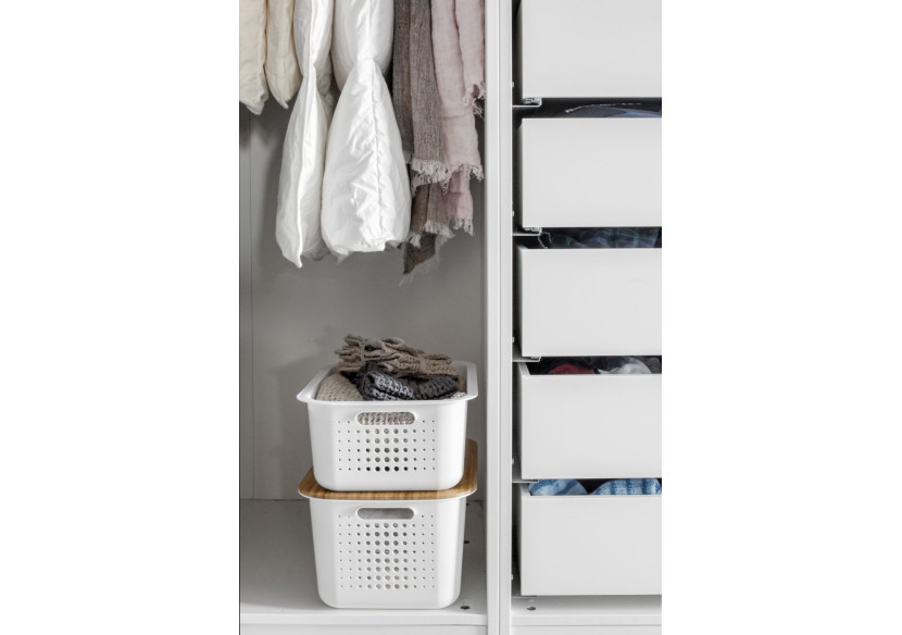 Boîte de rangement SmartStore - 60 litres avec couvercle en bambou - OR 045231 - Orthex