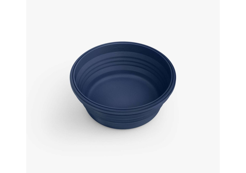 Bols Plats Pliables avec Couvercle - 1065 ml Denim - ST 408977 - Stojo