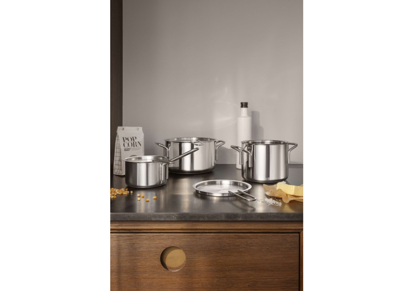 Couvercle Plat en Acier Inoxydable - 20 cm - ET 000132 - Eva Trio Couvercle Plat en Acier Inoxydable - 20 cm - ET 000132 - Eva Trio