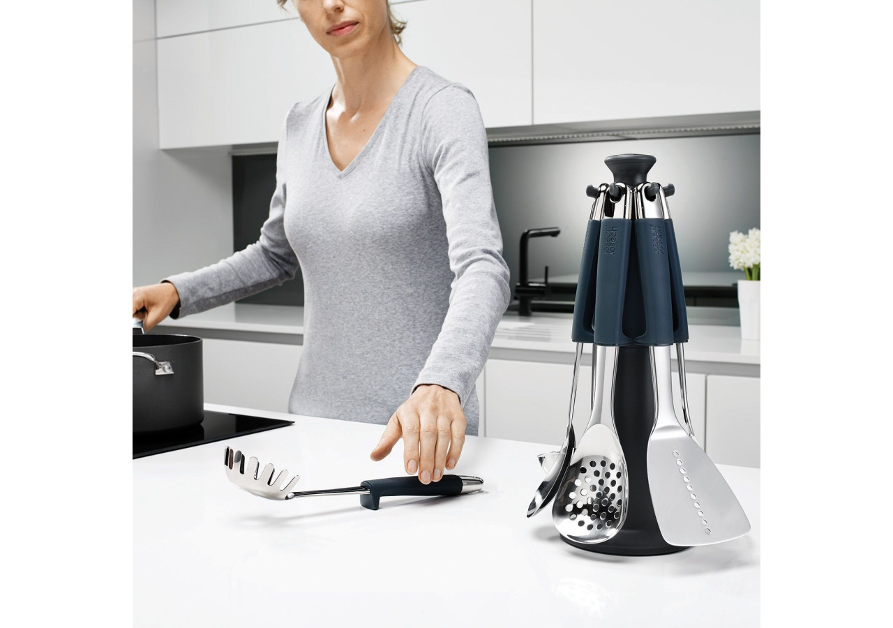 Set de Ustensiles de Cuisine Elevate - 6 pièces, avec Carrousel - JJ 950298 - Joseph Joseph