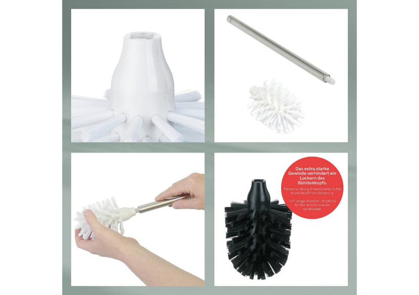 Brosse de Toilette Remplaçable - 8 cm de Diamètre - KE 201400 - Kela Badkamer Brosse de Toilette Remplaçable - 8 cm de Diamètre - KE 201400 - Kela Badkamer