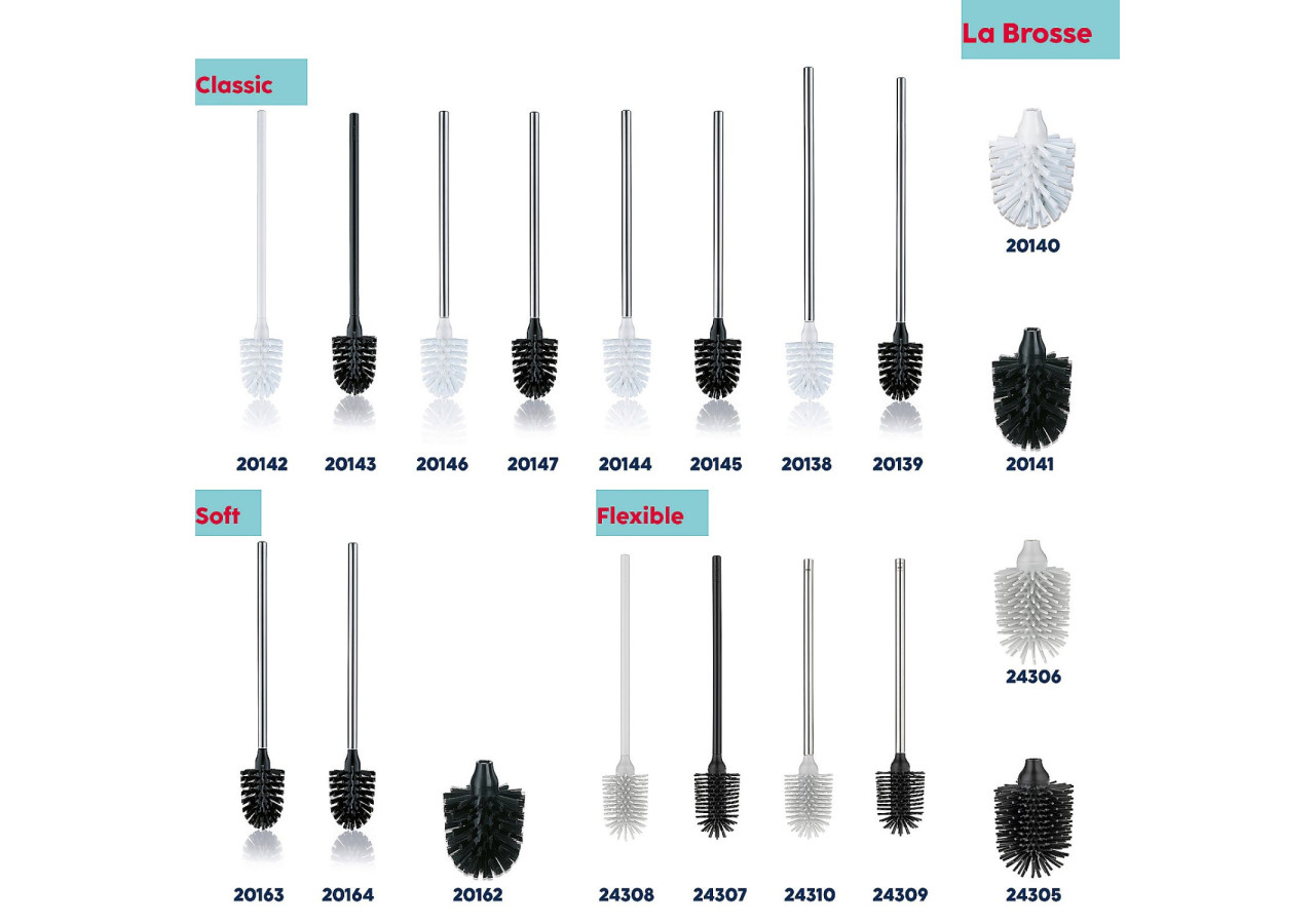 Brosse de Toilette Remplaçable - 8 cm de Diamètre - KE 201400 - Kela Badkamer