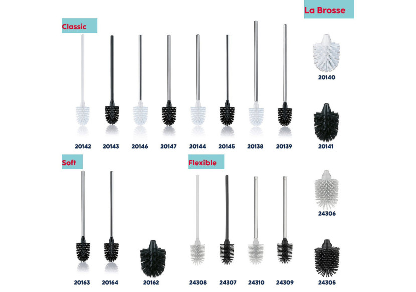 Brosse de Toilette Remplaçable - 8 cm de Diamètre - KE 201400 - Kela Badkamer Brosse de Toilette Remplaçable - 8 cm de Diamètre - KE 201400 - Kela Badkamer