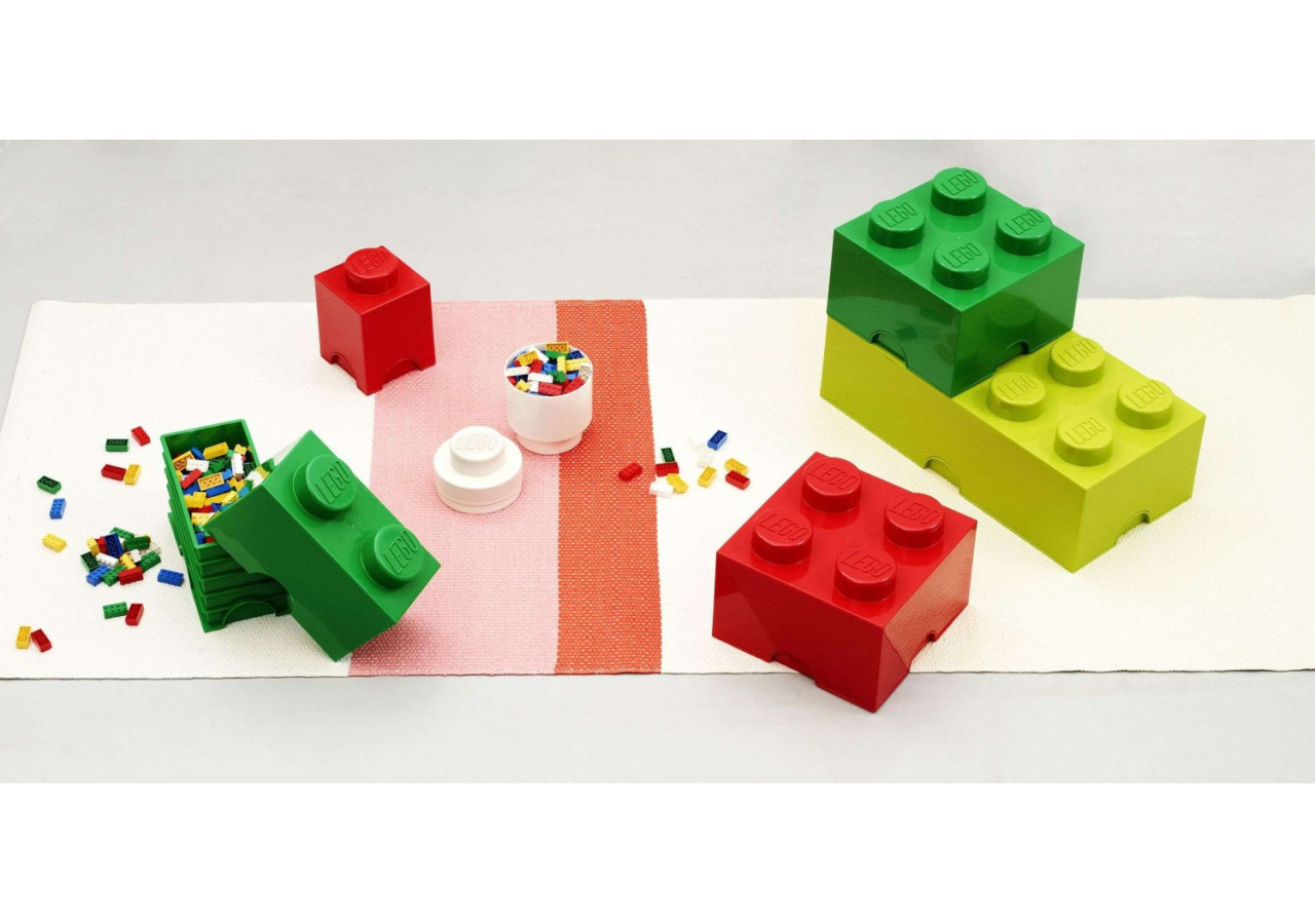 Boîte de Rangement Brick 1 - Carrée pour Jouets et Accessoires - RC 400102 - Lego