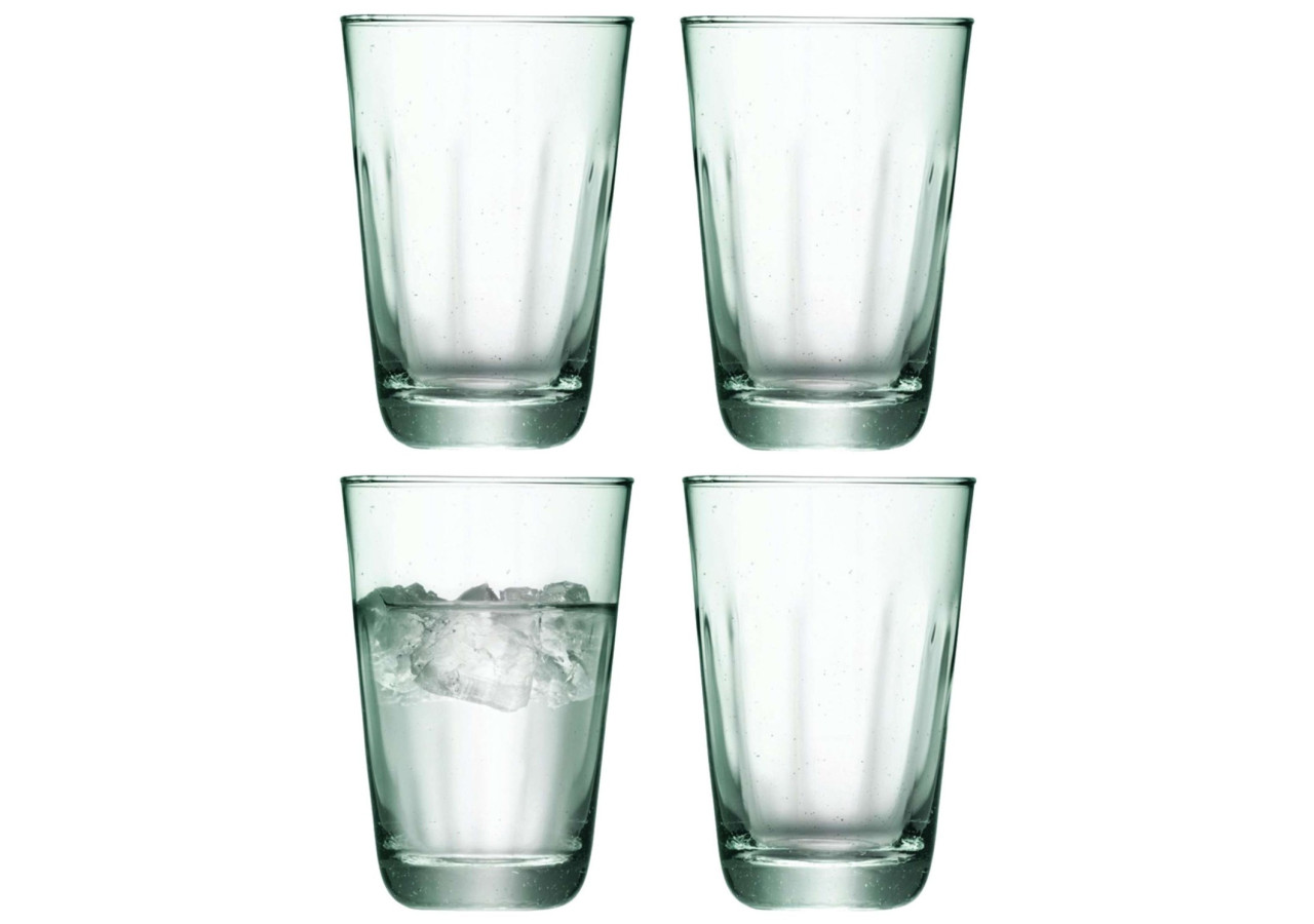 Verres Longdrink Mia - Set de 4 en Verre Recyclé 350 ml - LS 477959 - L.S.A.