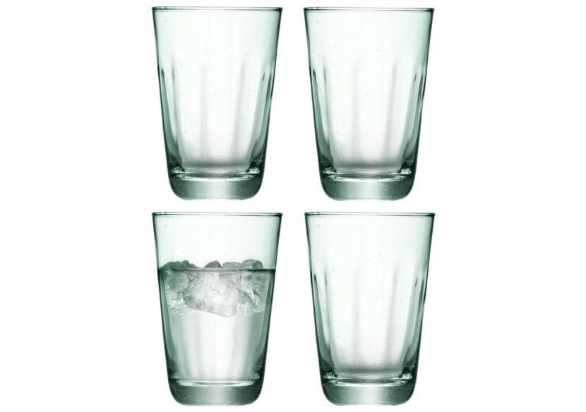 Verres Longdrink Mia - Set de 4 en Verre Recyclé 350 ml - LS 477959 - L.S.A.