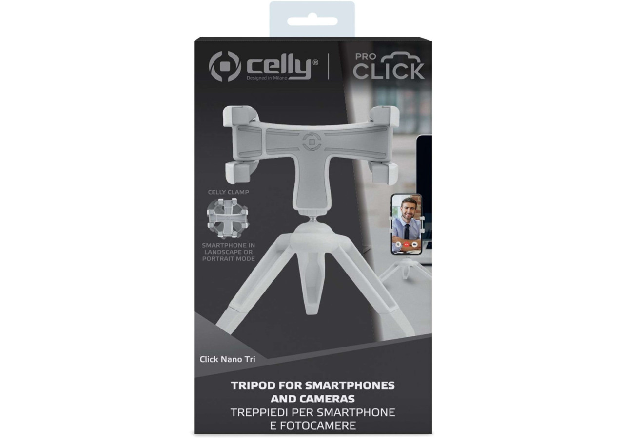 Trépied ProClick Nano - Support Smartphone Inclus - CE 745365 - Celly