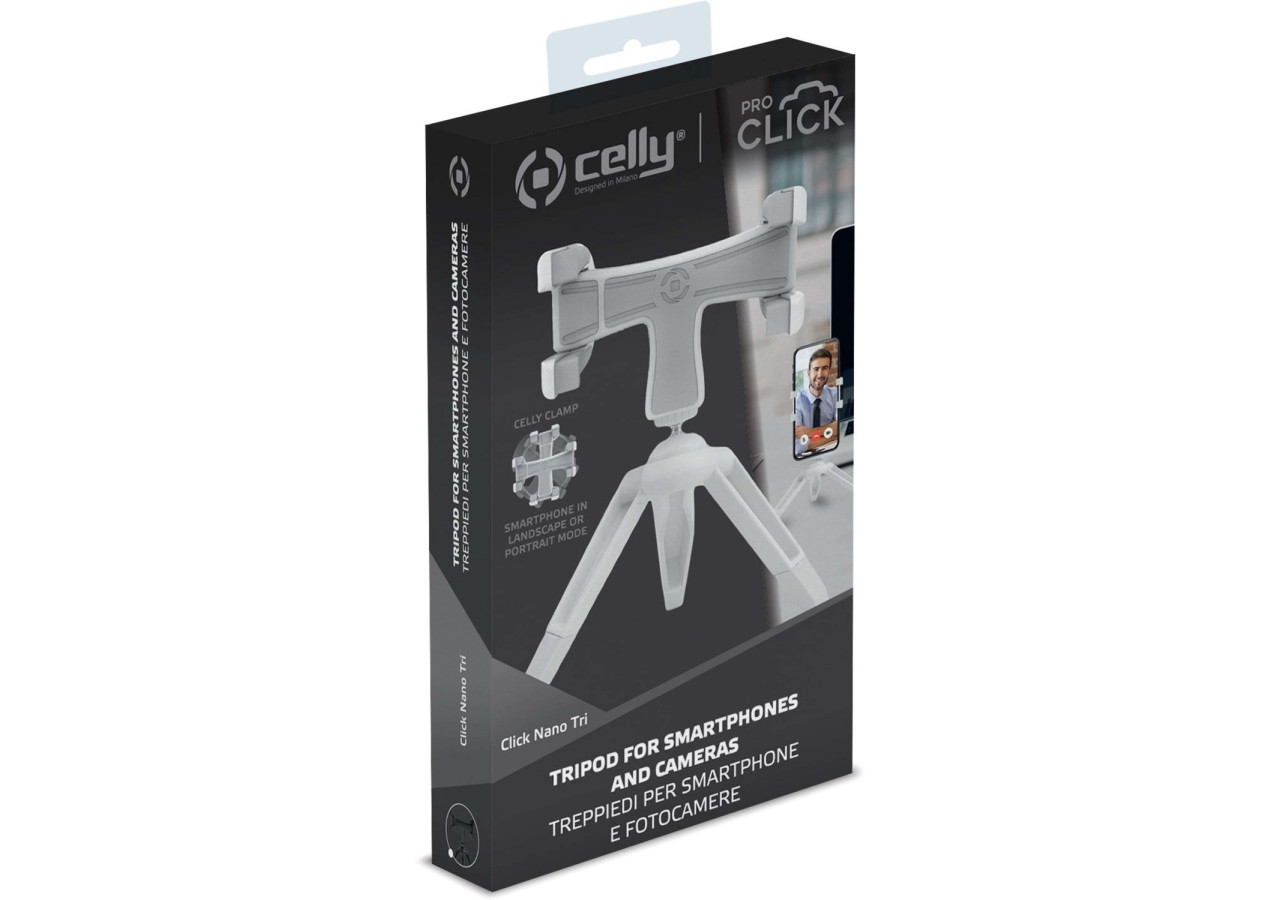 Trépied ProClick Nano - Support Smartphone Inclus - CE 745365 - Celly