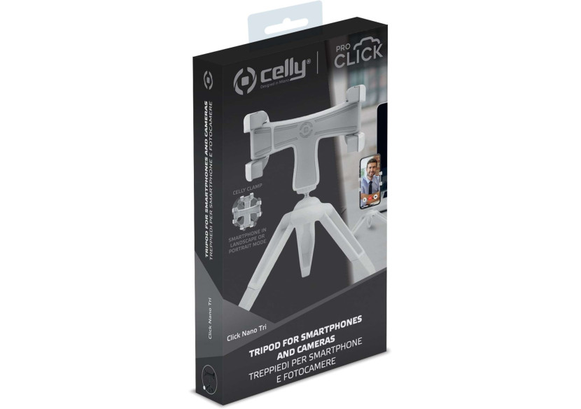 Trépied ProClick Nano - Support Smartphone Inclus - CE 745365 - Celly Trépied ProClick Nano - Support Smartphone Inclus - CE 745365 - Celly