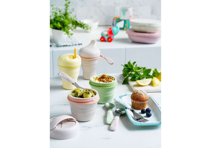 Biberon Sippy avec paille Sun - BPA sans danger et facile à nettoyer - MO 882239 - Mobi