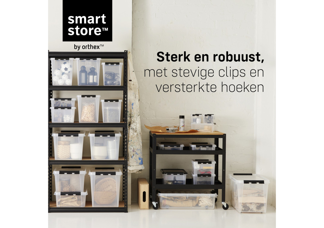 Boîte de rangement SmartStore Classic 15 - 14 litres avec séparateurs - OR 092716 - Orthex