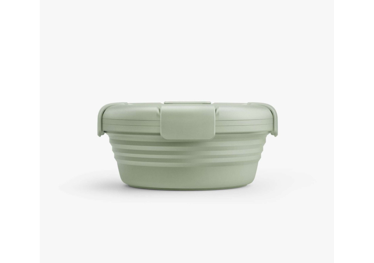 Saladier pliable avec couvercle 1065 ml - Léger et pratique - ST 130073 - Stojo