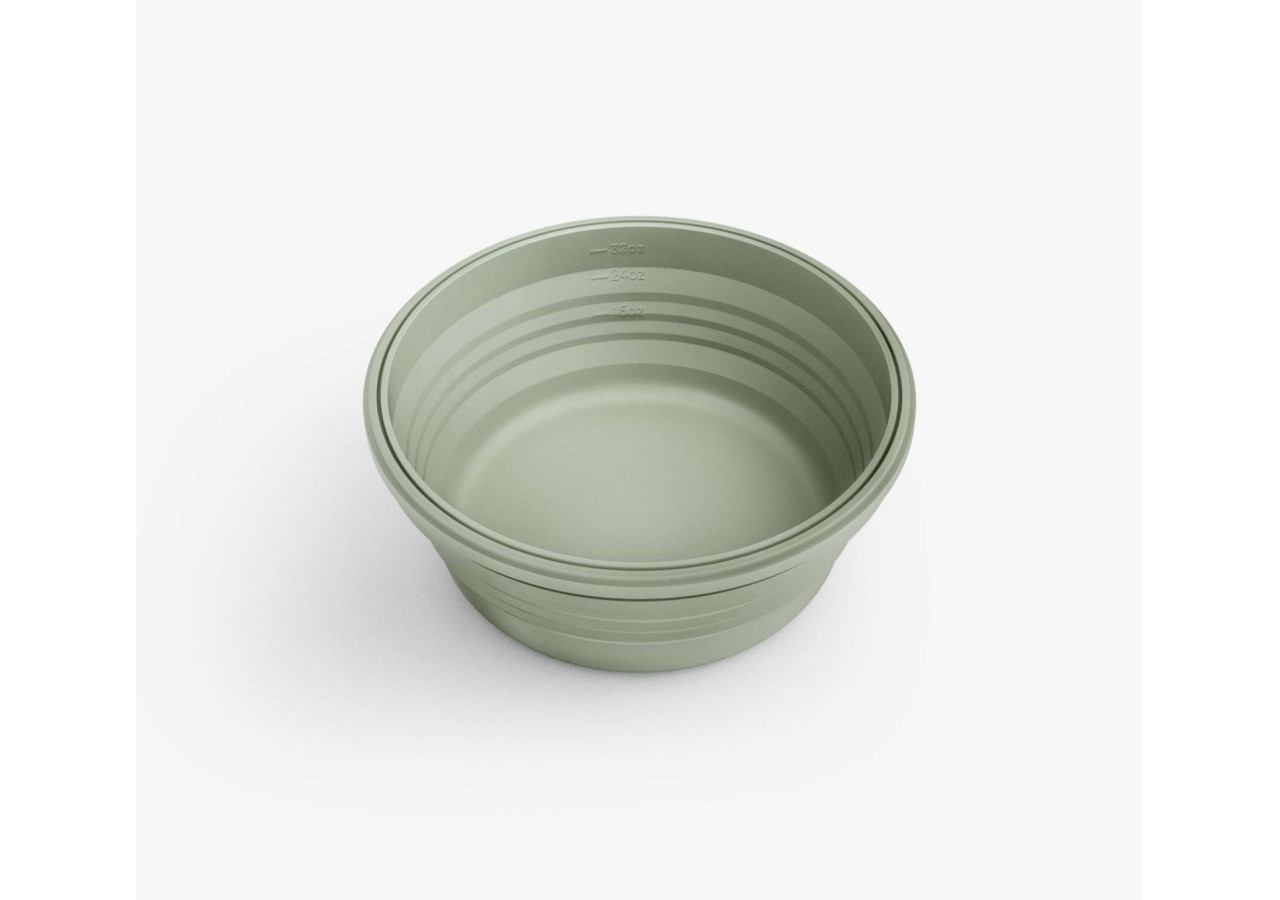 Saladier pliable avec couvercle 1065 ml - Léger et pratique - ST 130073 - Stojo