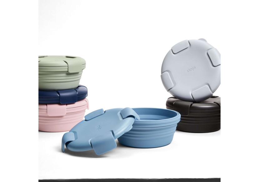 Bol à Salade Pliable avec Couvercle 1065 ml - Léger et Pratique - ST 130004 - Stojo