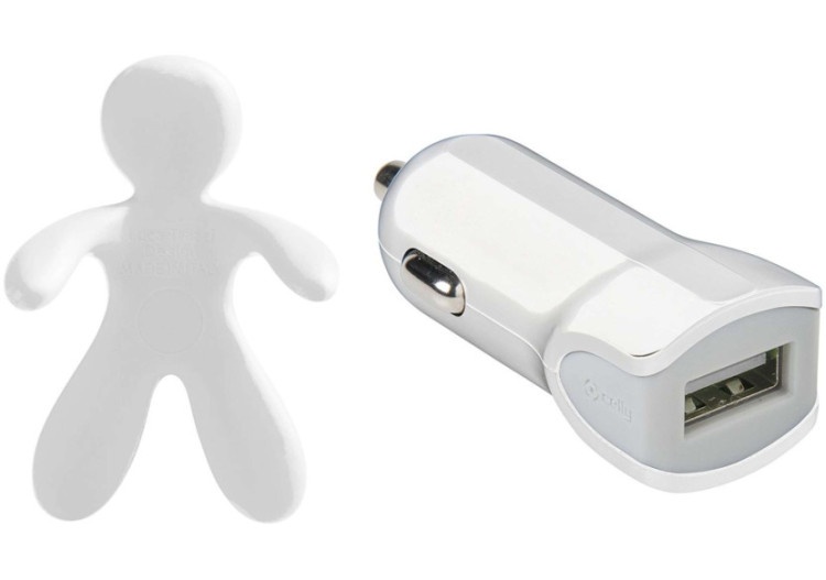 Chargeur Auto avec Désodorisant - Pratique et Élégant - CE 735311 - Celly