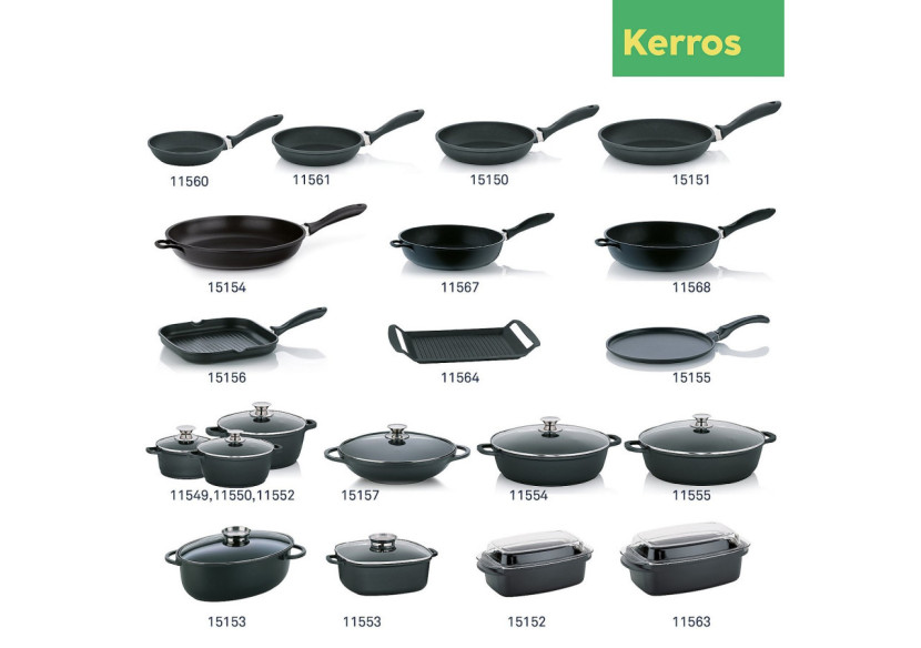 Poêle à Sauter Kerros - 24 cm en Aluminium - KE 115677 - Kela Keuken Poêle à Sauter Kerros - 24 cm en Aluminium - KE 115677 - Kela Keuken