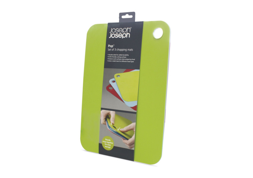 Set de Planche à Découper Pop - 3 Pièces Innovantes - JJ 921045 - Joseph Joseph Set de Planche à Découper Pop - 3 Pièces Innovantes - JJ 921045 - Joseph Joseph
