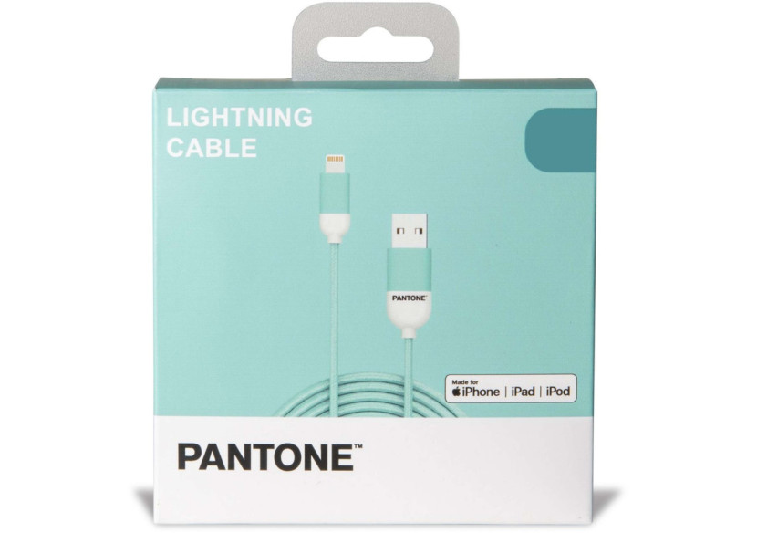 Câble USB-Lightning Pantone - 1,5 m Mint - CE 361030 - Celly Câble USB-Lightning Pantone - 1,5 m Mint - CE 361030 - Celly