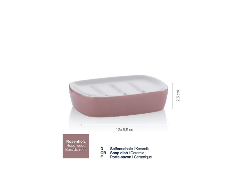 Porte-savon Lindano - Élégance en céramique 12 x 8,5 cm - KE 203312 - Kela Badkamer Porte-savon Lindano - Élégance en céramique 12 x 8,5 cm - KE 203312 - Kela Badkamer