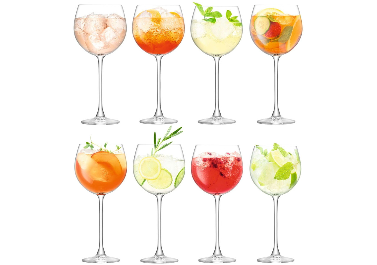 Verres à ballon L.S.A. 525 ml - Set de 8 élégants verres en cristal - LS 542039 - L.S.A.