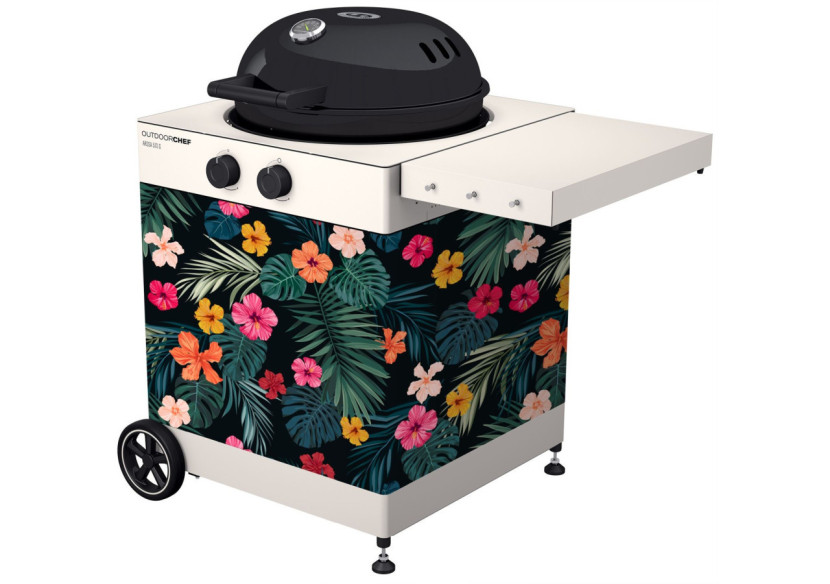 Accessoire BBQ Arosa 570 G - Housse avant interchangeable Aloha Hawaii - OC 022280 - Outdoor Chef Accessoire BBQ Arosa 570 G - Housse avant interchangeable Aloha Hawaii - OC 022280 - Outdoor Chef