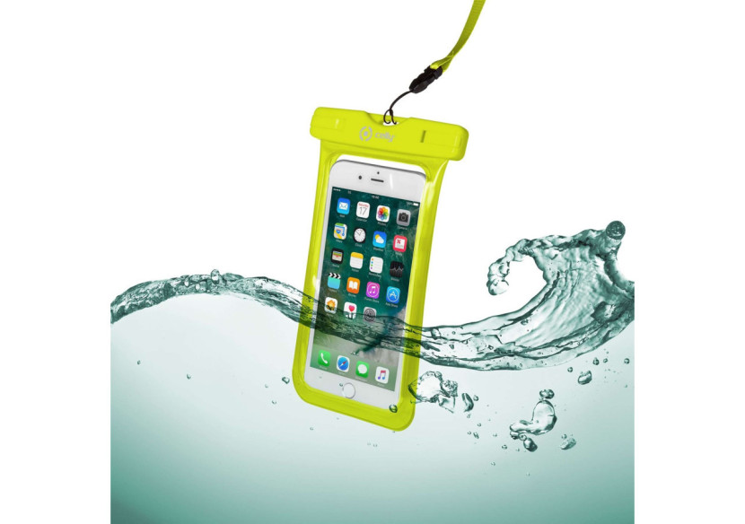 Housse de protection SplashBag - Étanche pour smartphone 6,2 pouces - CE 738657 - Celly